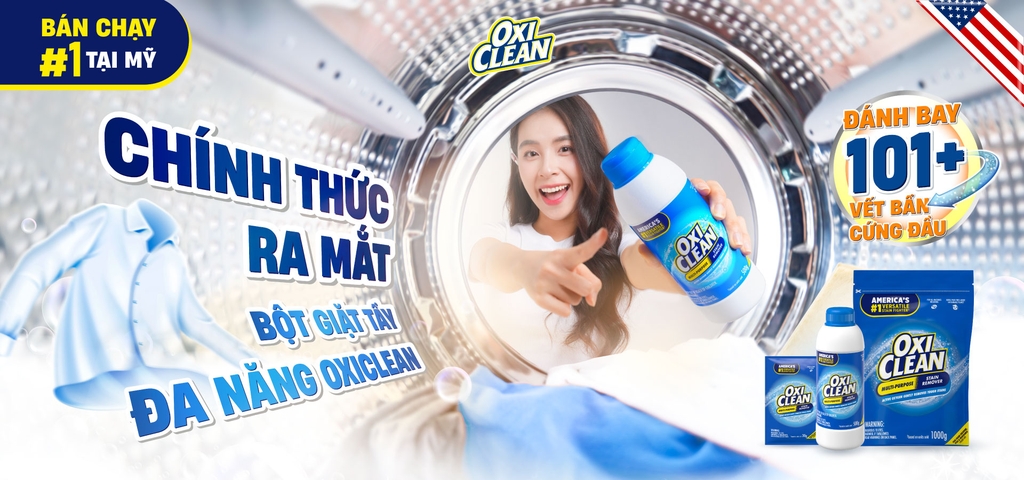 OXICLEAN Giặt Tẩy Đa Năng số 1 Mỹ - 500g