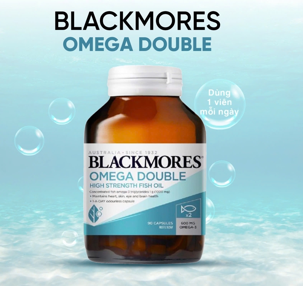 BLACKMORES Omega-3 Double High Strength Fish Oil  90V