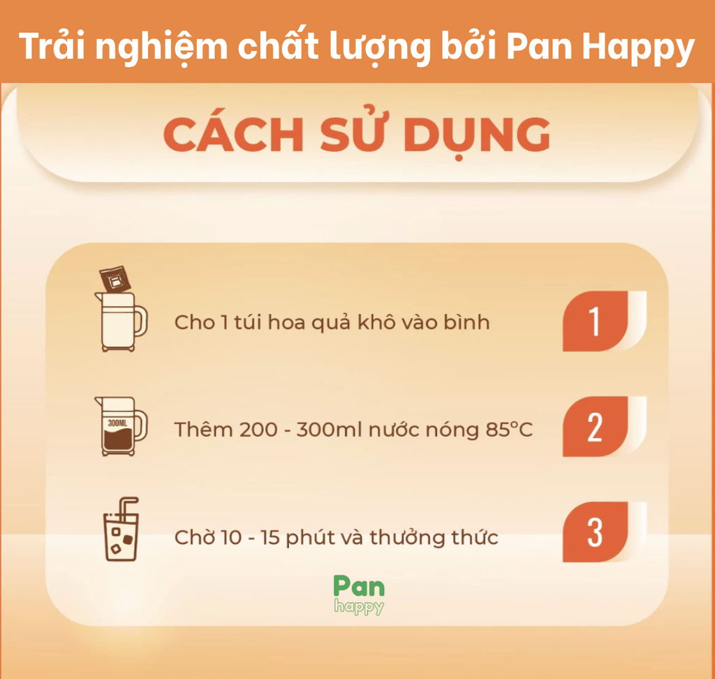Trà Cam Sả Cỏ Ngọt 10 Túi