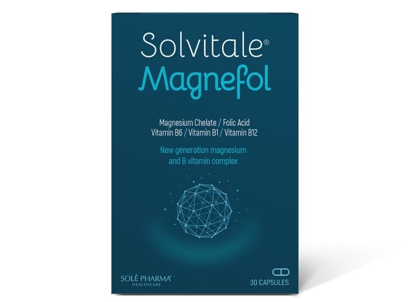 Solvitale magnefol Magie hữu cơ Châu Âu hỗ trợ thần kinh, giấc ngủ và cơ bắp 30V