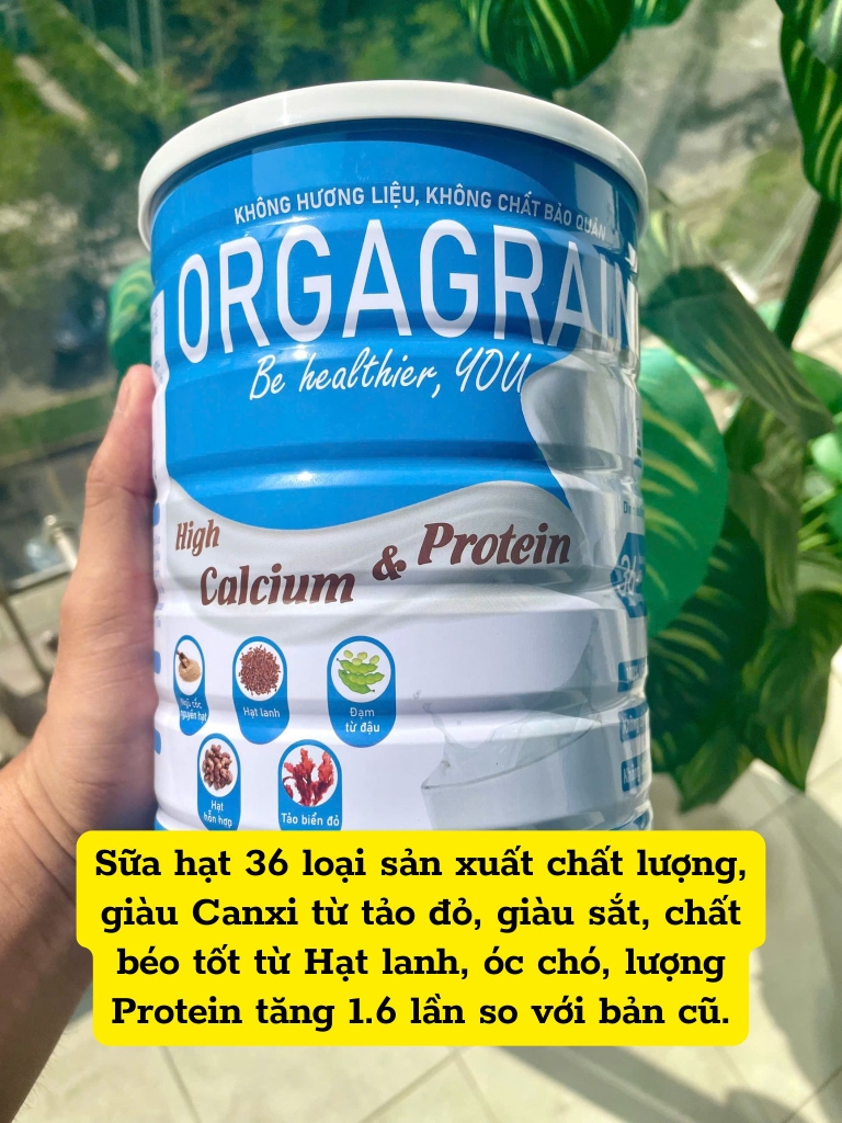Orgagrain Sữa 36 Thực vật 900g
