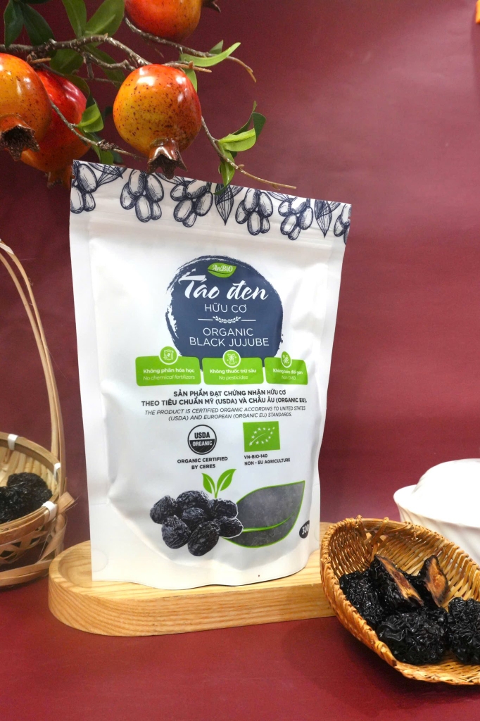 Anbio Táo đen hữu cơ 300g