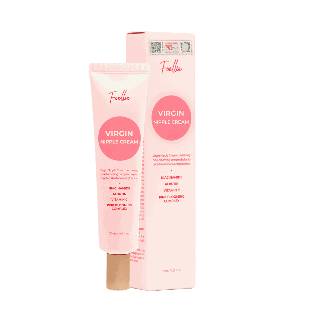 Foellie Kem Làm Hồng Nhũ Hoa Vùng Kín Virgin Nipple Cream 30ml