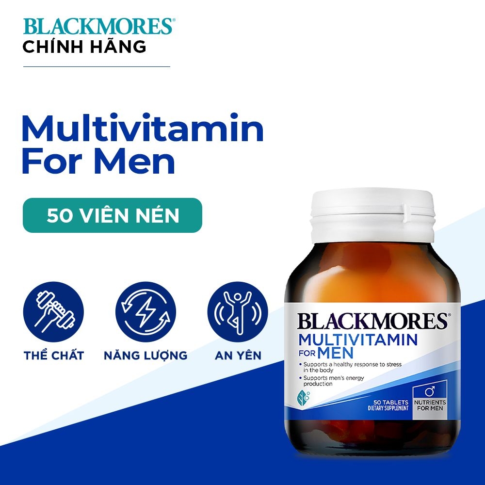Multi Vitamin For Men BlackMores 50V