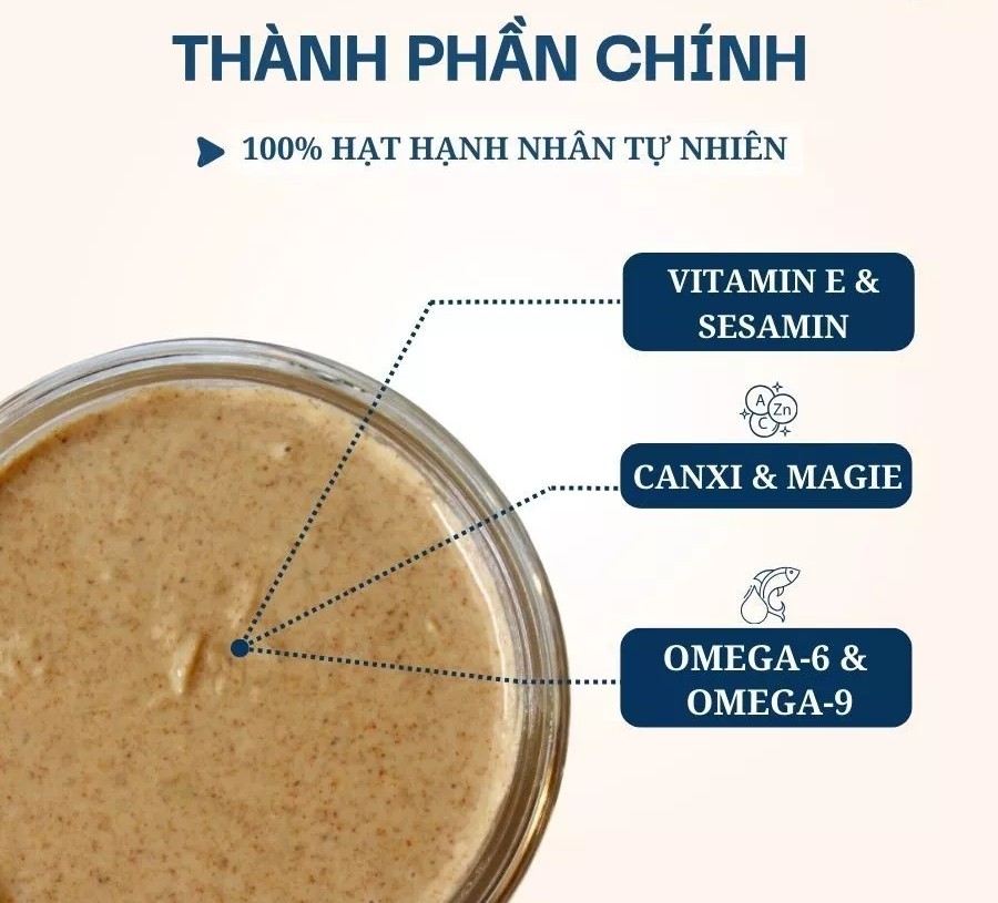 Bơ Hạnh Nhân Tự Nhiên 300g