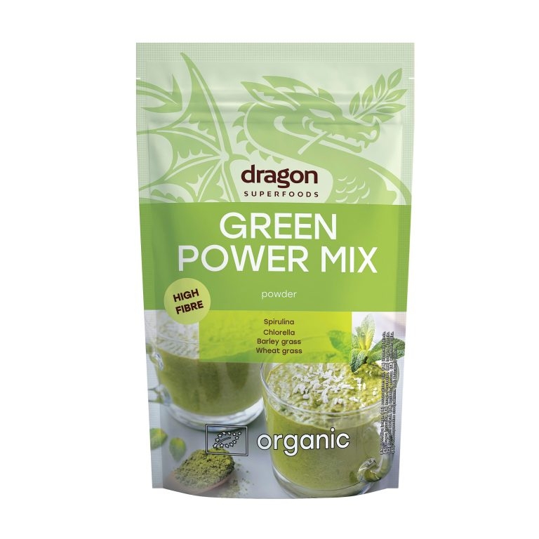 Hỗn hợp dinh dưỡng xanh hữu cơ Dragon Superfoods 200g