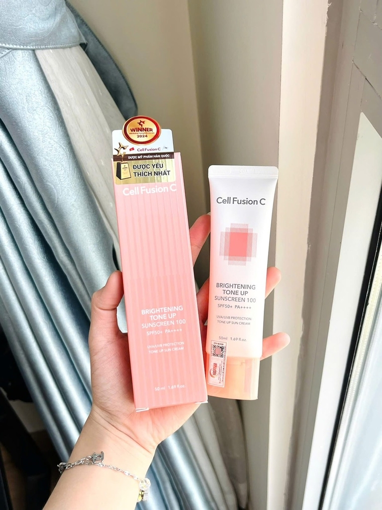 Cell Fusion C KCN Dưỡng Trắng Nâng Tone Kiềm Dầu 50ml Da dầu