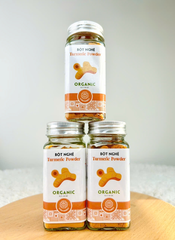 VINASAMEX Bột Nghệ Hữu Cơ 40g