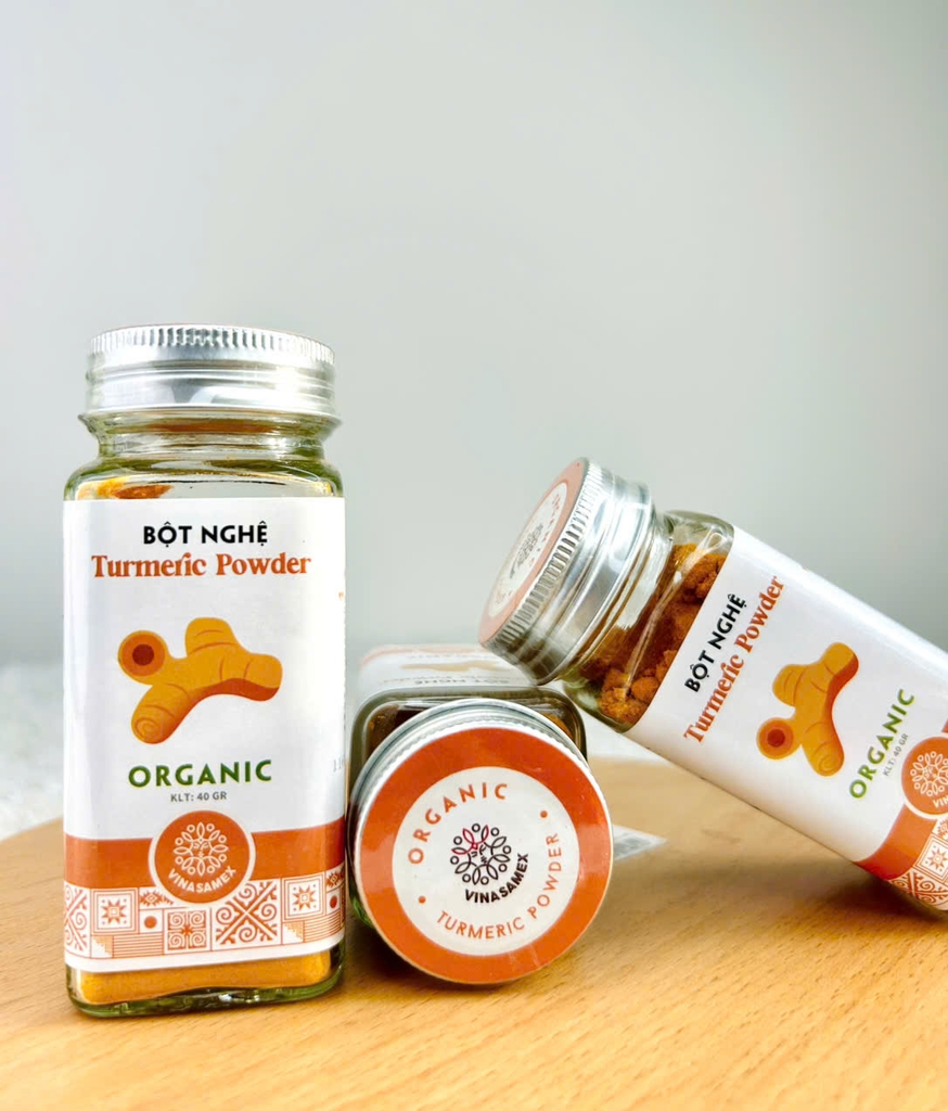 VINASAMEX Bột Nghệ Hữu Cơ 40g
