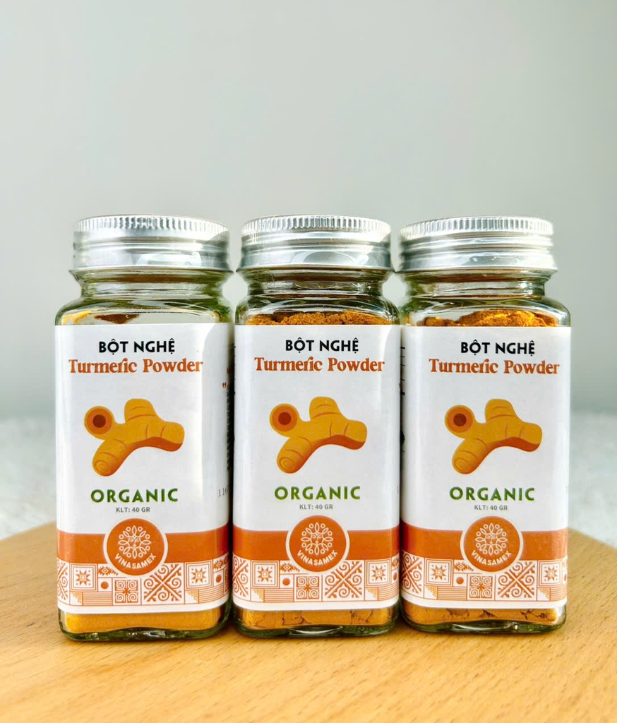 VINASAMEX Bột Nghệ Hữu Cơ 40g