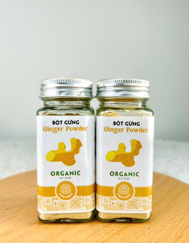 VINASAMEX Bột Gừng Hữu Cơ 40g