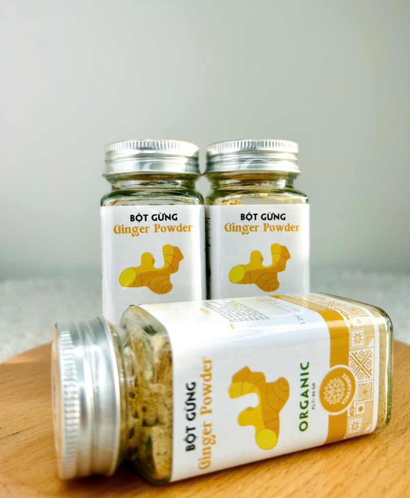 VINASAMEX Bột Gừng Hữu Cơ 40g