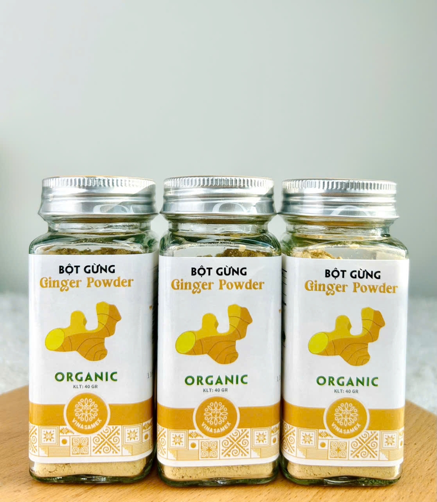 VINASAMEX Bột Gừng Hữu Cơ 40g