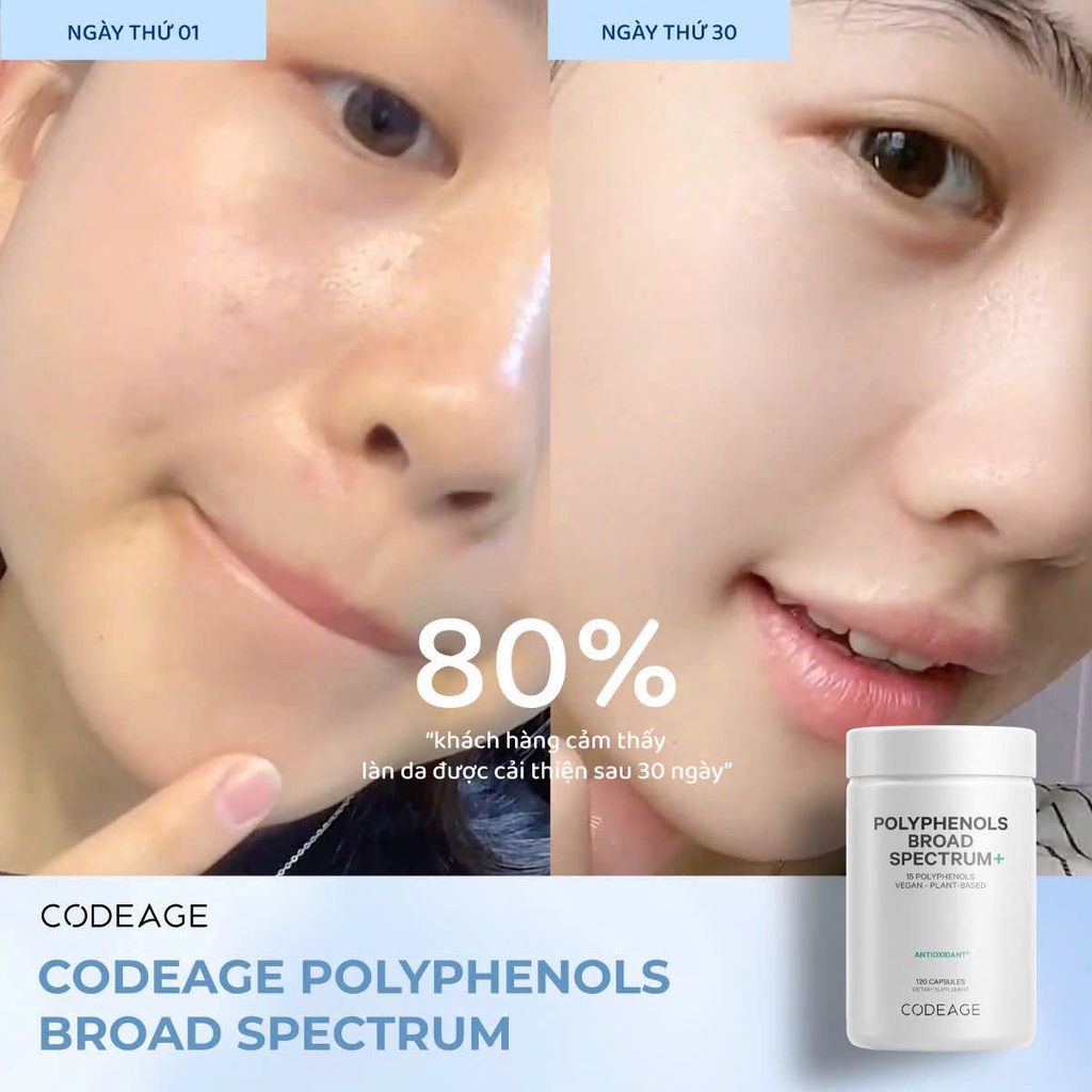 CODEAGE Polyphenols Broad Spectrum 120V