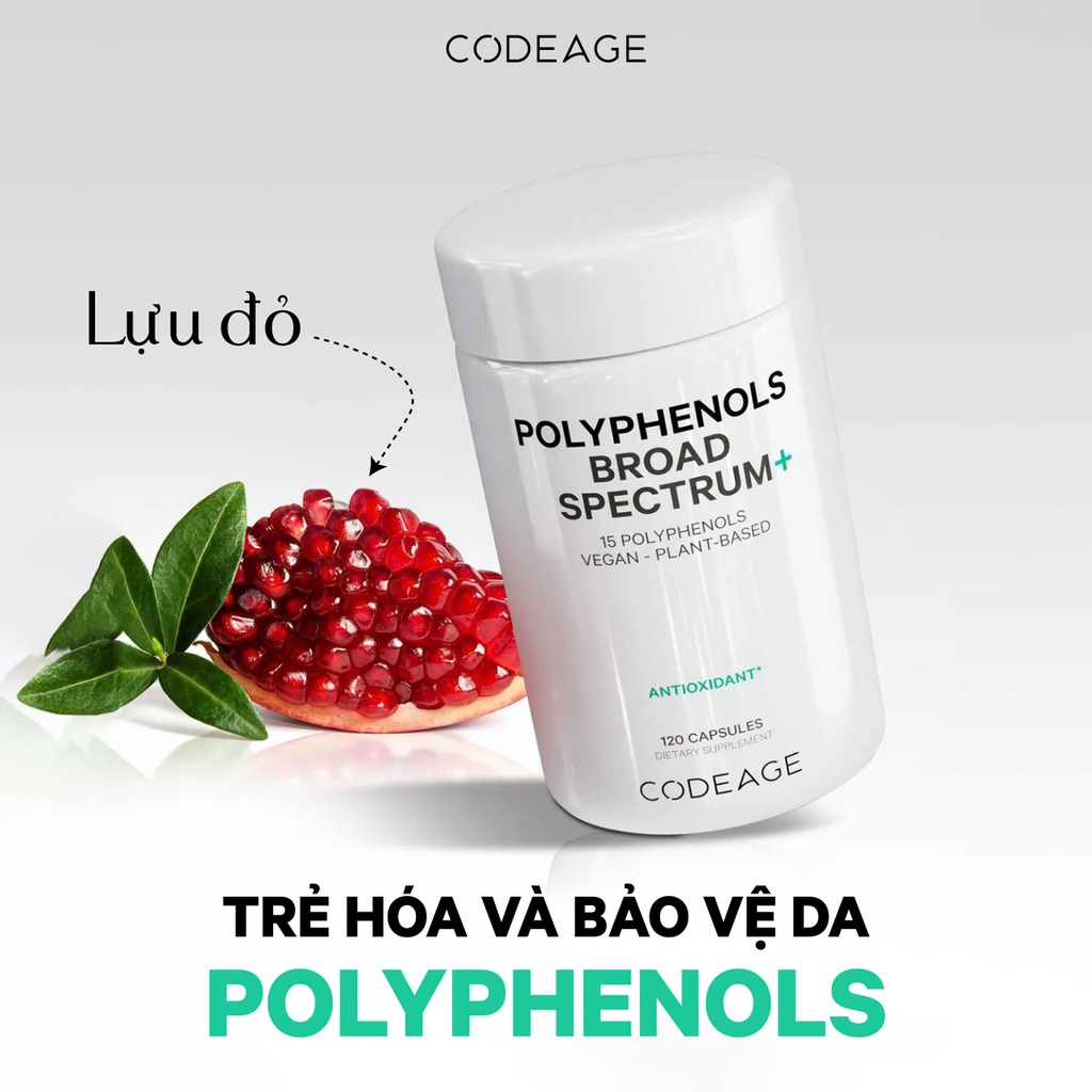 CODEAGE Polyphenols Broad Spectrum 120V