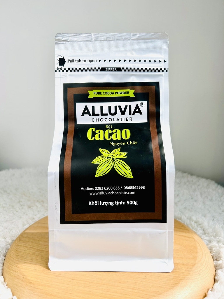 ALLUVIA Bột Ca Cao Nguyên Chất 500g