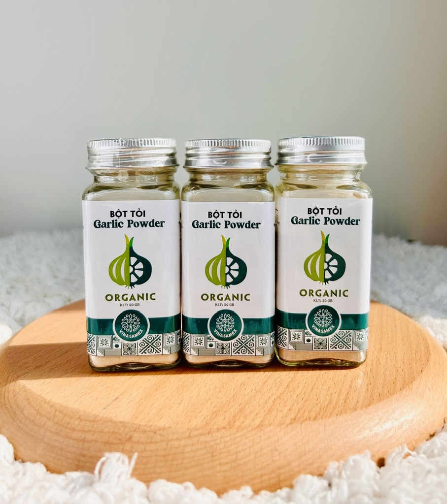 VINASAMEX Bột Tỏi Hữu Cơ 40g