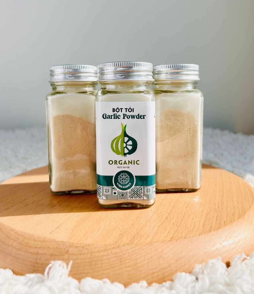 VINASAMEX Bột Tỏi Hữu Cơ 40g