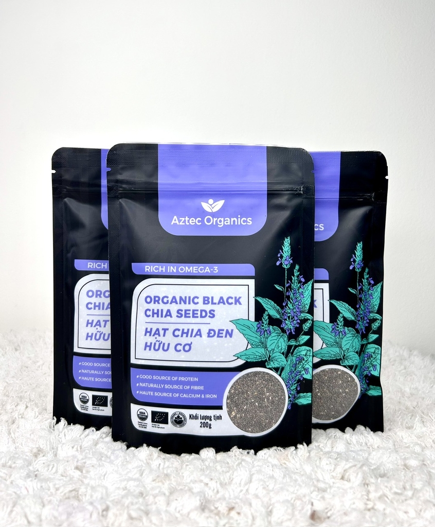 Aztec Organics Hạt Chia Hữu Cơ 200g