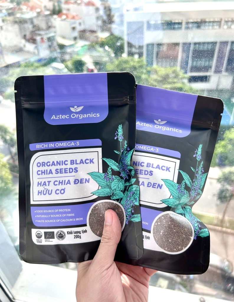 Aztec Organics Hạt Chia Hữu Cơ 200g