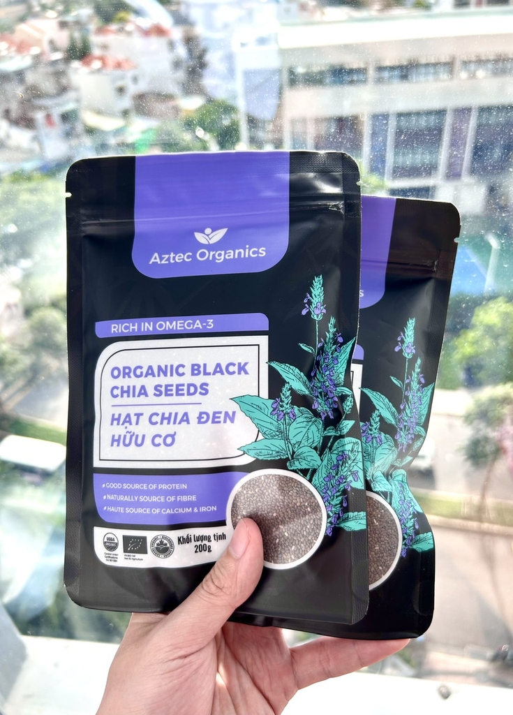 Aztec Organics Hạt Chia Hữu Cơ 200g