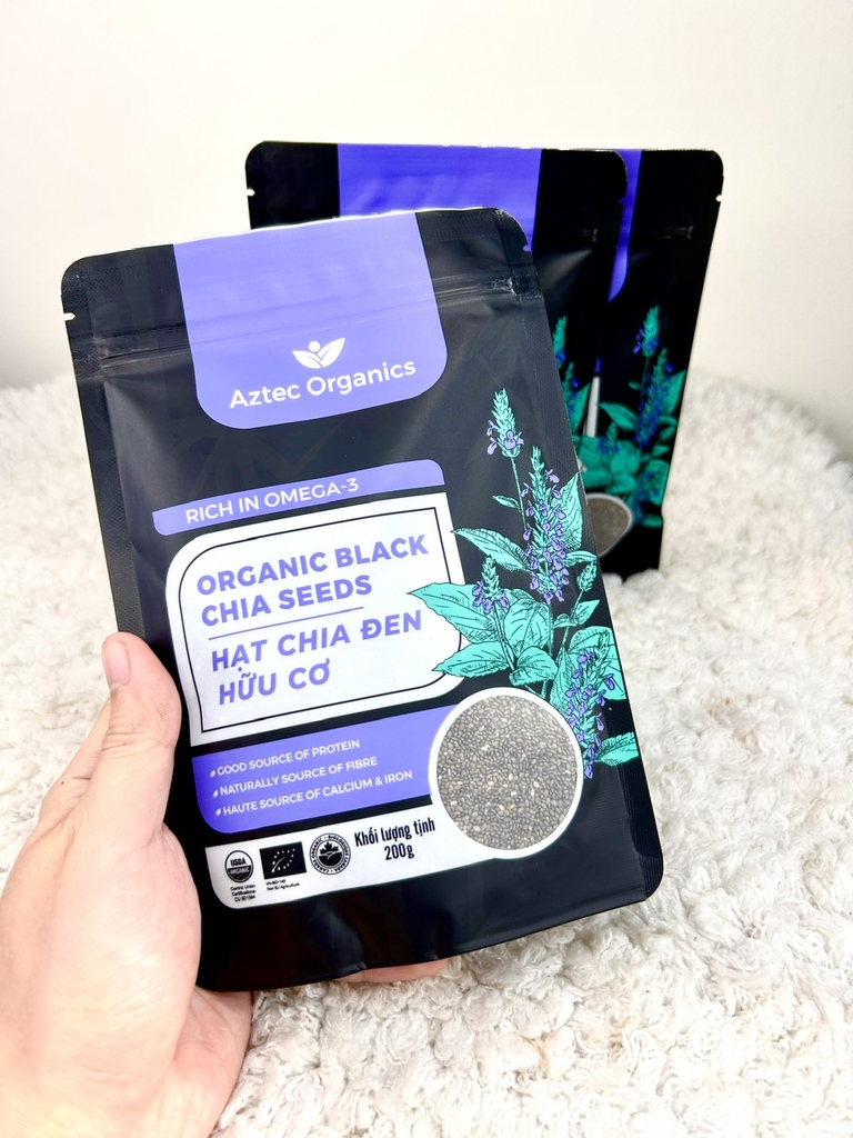 Aztec Organics Hạt Chia Hữu Cơ 200g
