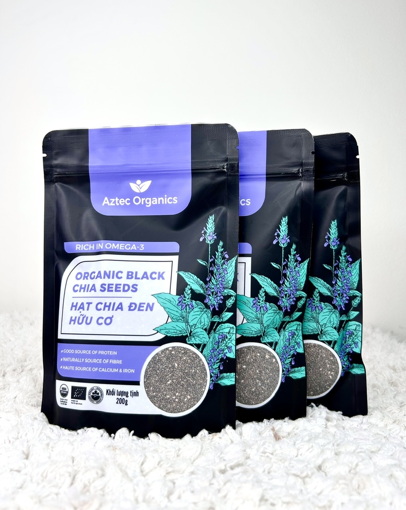 Aztec Organics Hạt Chia Hữu Cơ 200g