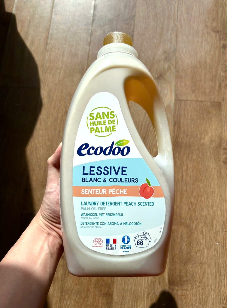 EcoDoo Nước giặt đậm đặc sinh học hương Đào hiệu 2L