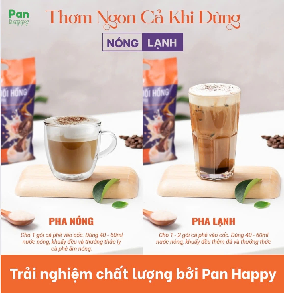 Cafe Hoà Tan Muối Hồng Himalaya 50 Gói