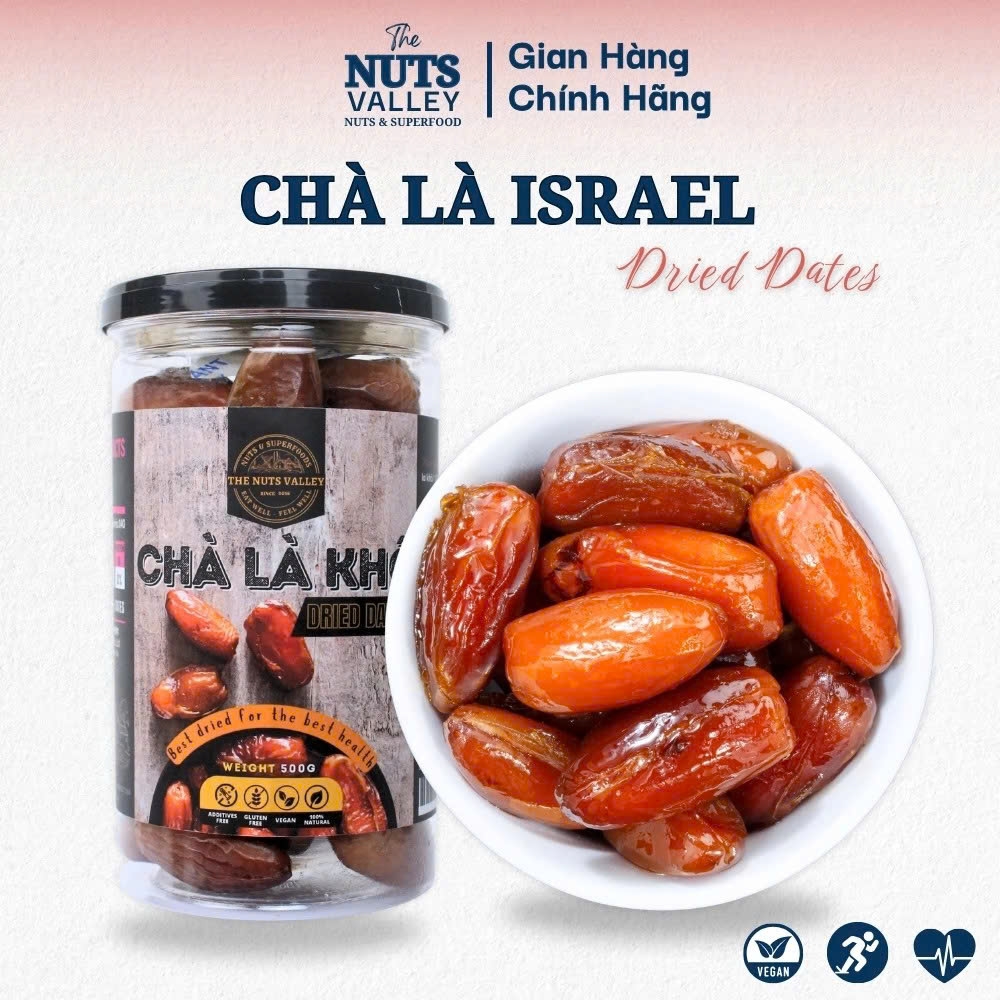 Chà Là Khô Cành Rụng Isarel 500g