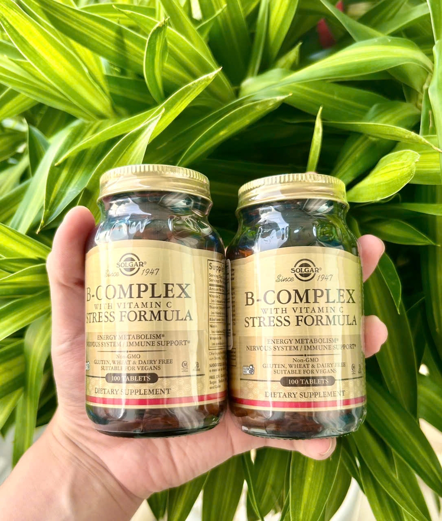 Solgar B-Complex kèm C 100V