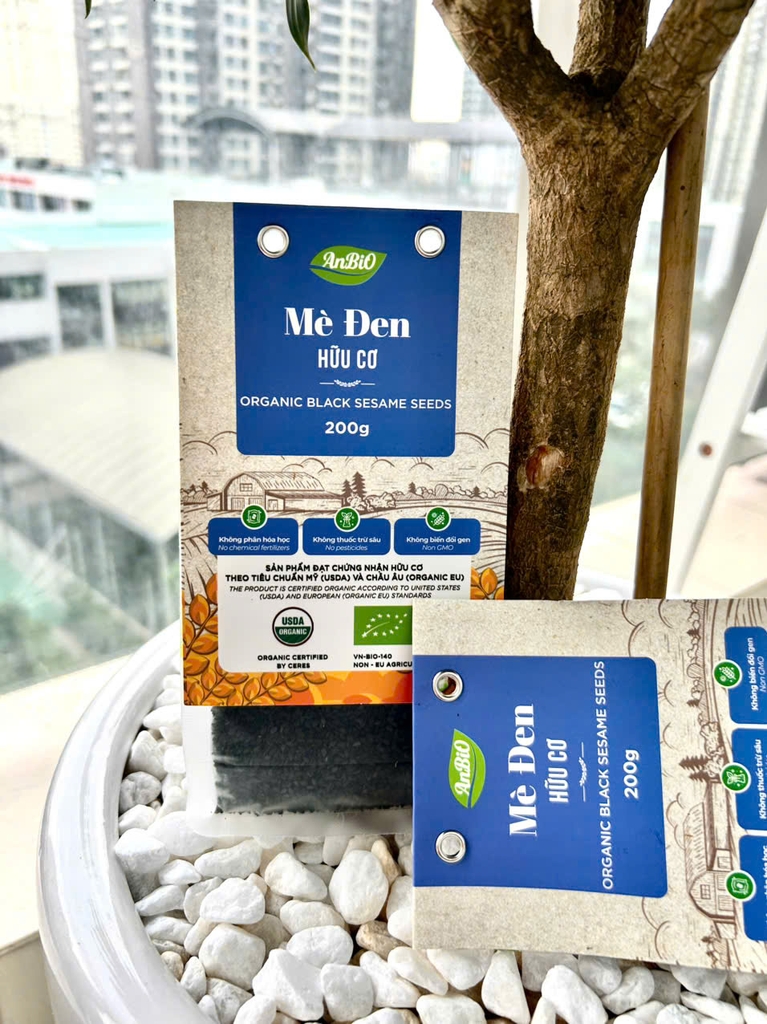 Anbio Hạt mè đen hữu cơ 200g