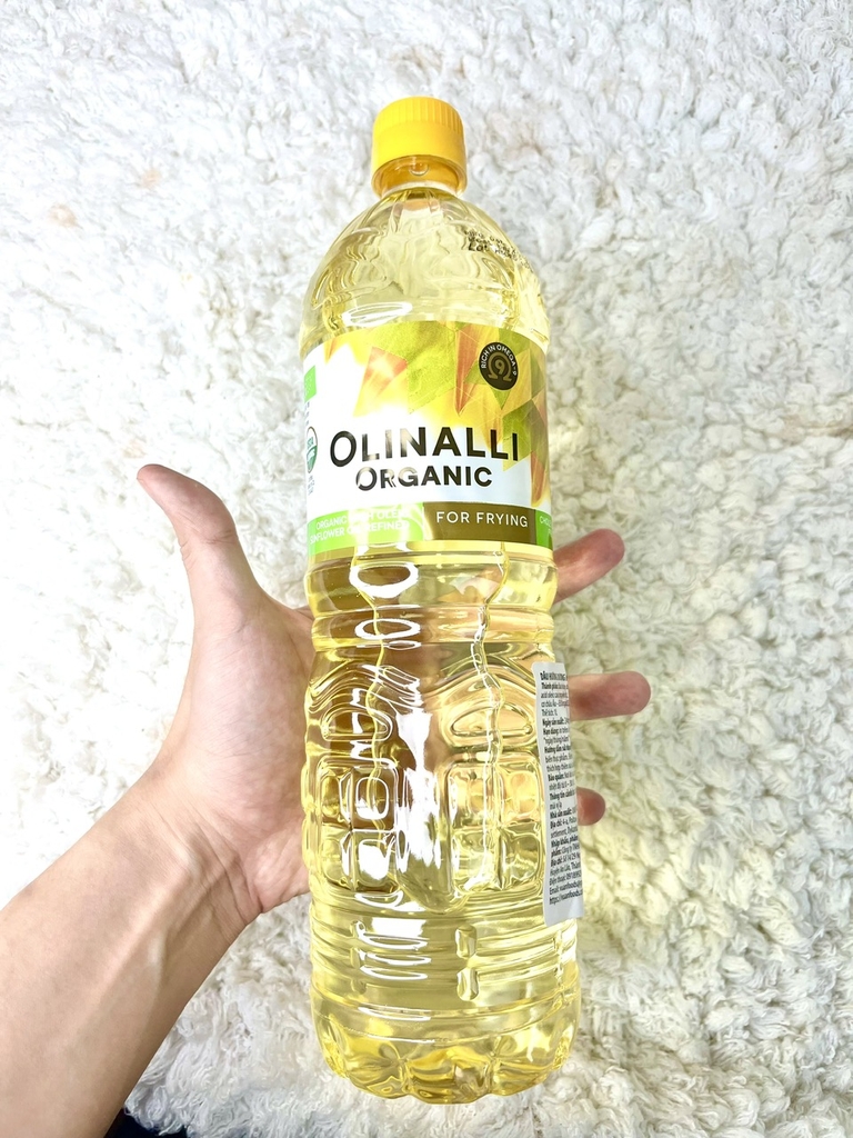 Olinalli - Dầu hướng dương hữu cơ dòng high oleic 1L