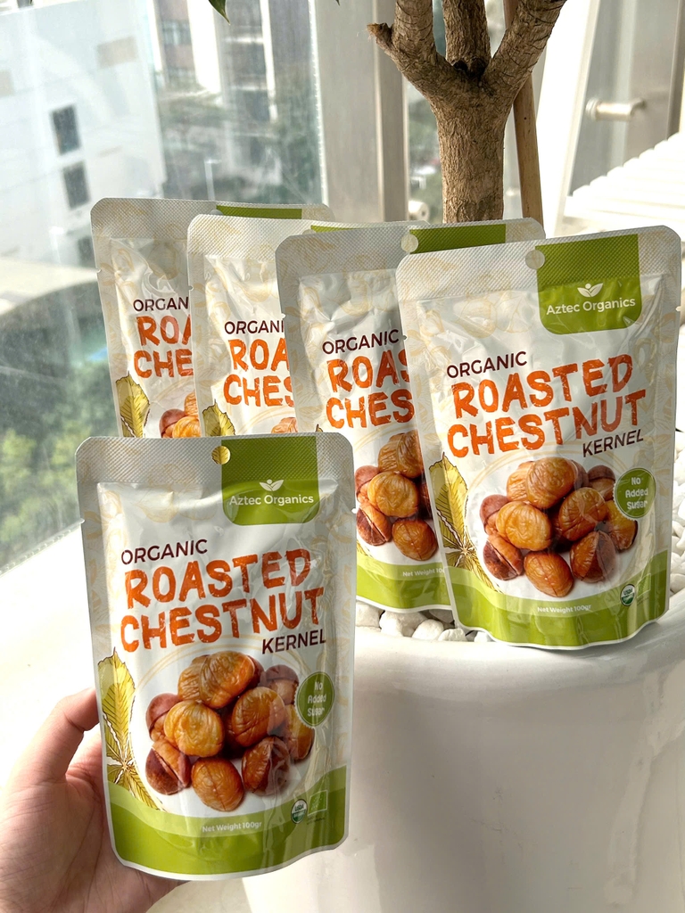 Aztec Organics Hạt Dẻ Hữu Cơ 100g