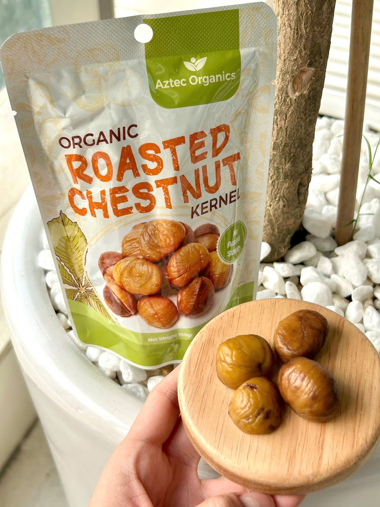 Aztec Organics Hạt Dẻ Hữu Cơ 100g