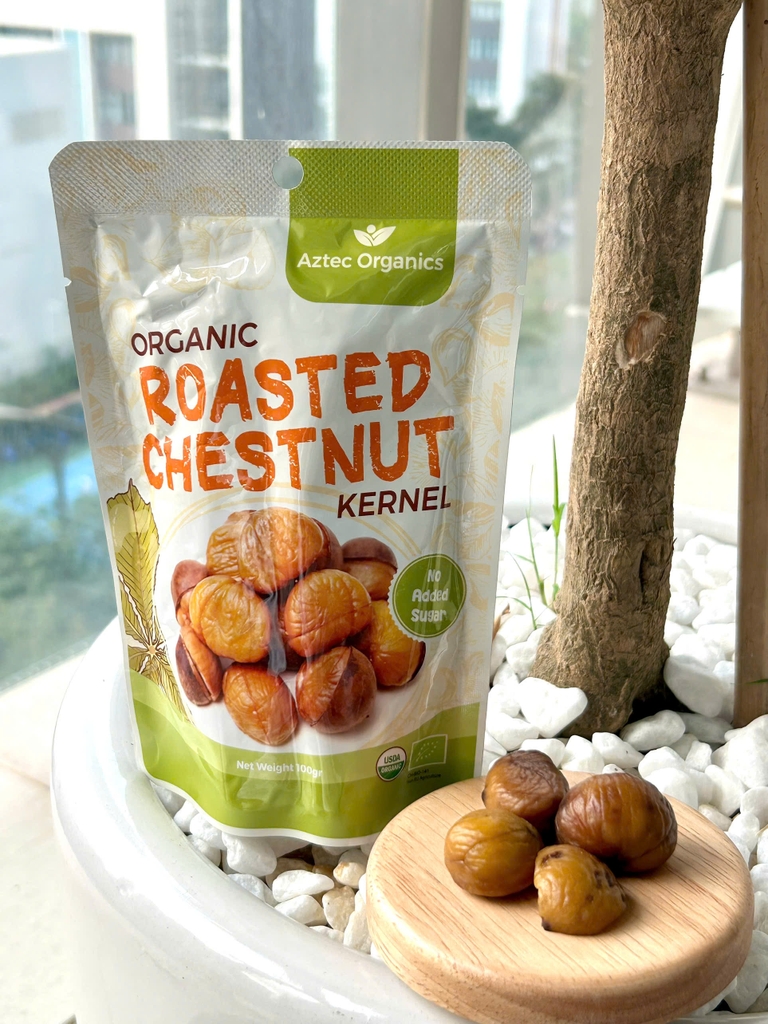 Aztec Organics Hạt Dẻ Hữu Cơ 100g