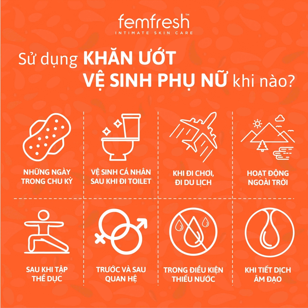 Khăn Ướt Intimate Skin care Femfresh 25 Tờ