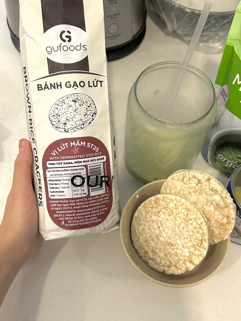 Bánh Gạo Lứt ăn kiêng Gufoods