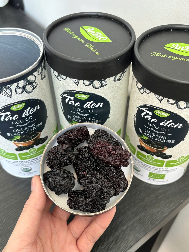 Hộp Táo đen hữu cơ 200g