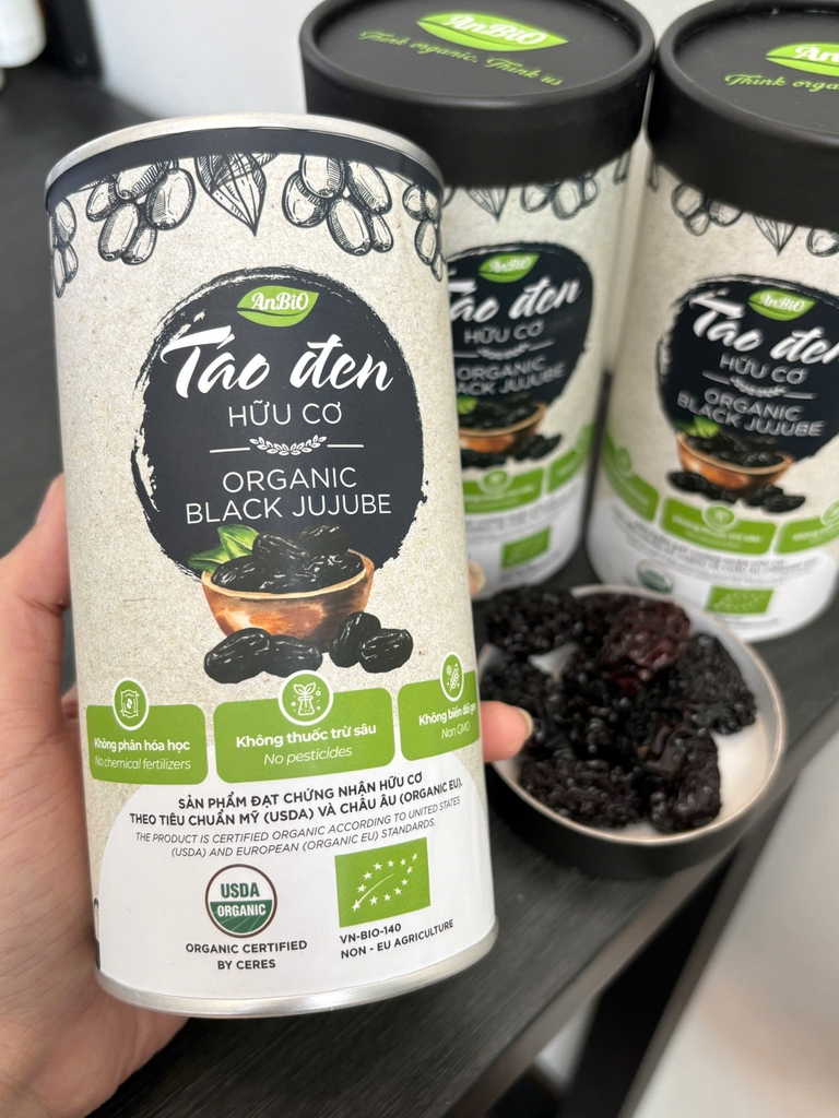 Hộp Táo đen hữu cơ 200g