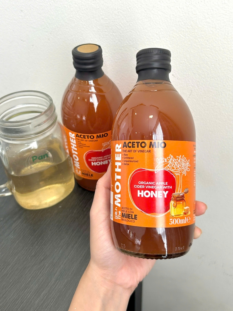 ACETO MIO Giấm táo mật ong hữu cơ 500ml