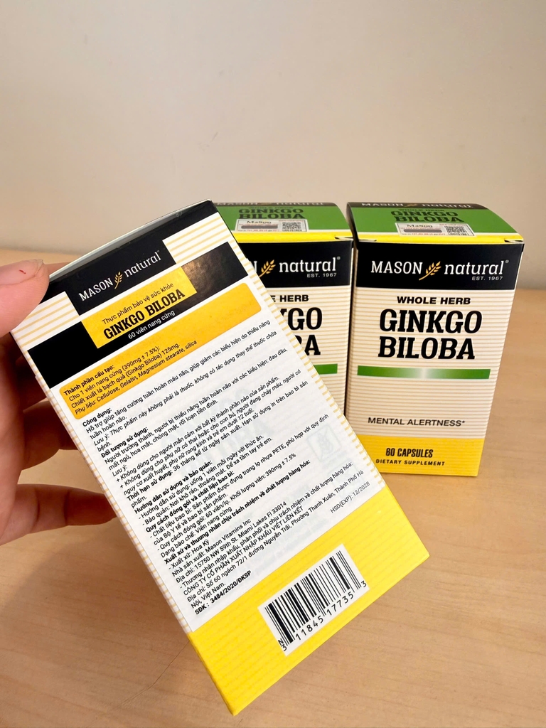 Mason Ginkgo Biloba 60V
