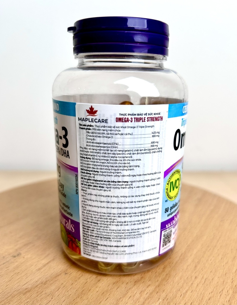 Webber Naturals Omega-3 900mg 80V