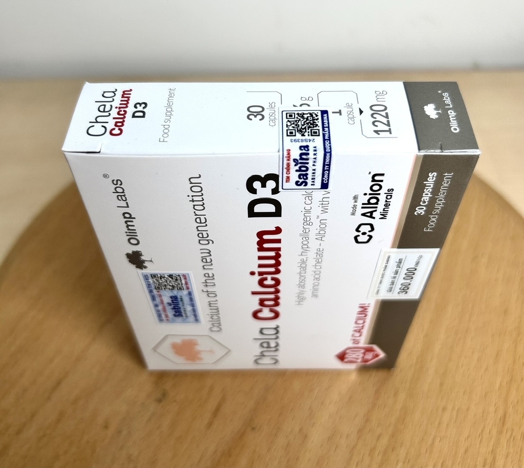 Olimp Labs Canxi D3 I-on Hữu Cơ 30V