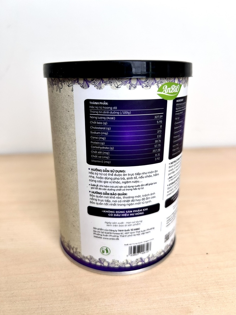 Hắc kỷ tử chuyển đổi hữu cơ 100g