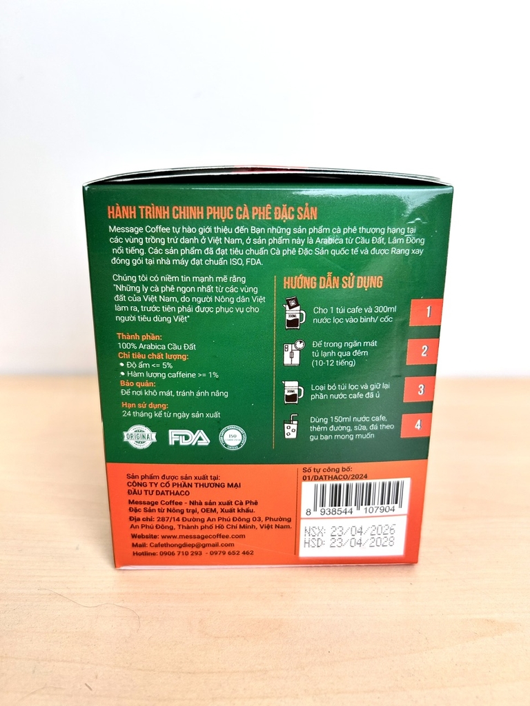 Cà phê Ủ lạnh Cold Brew