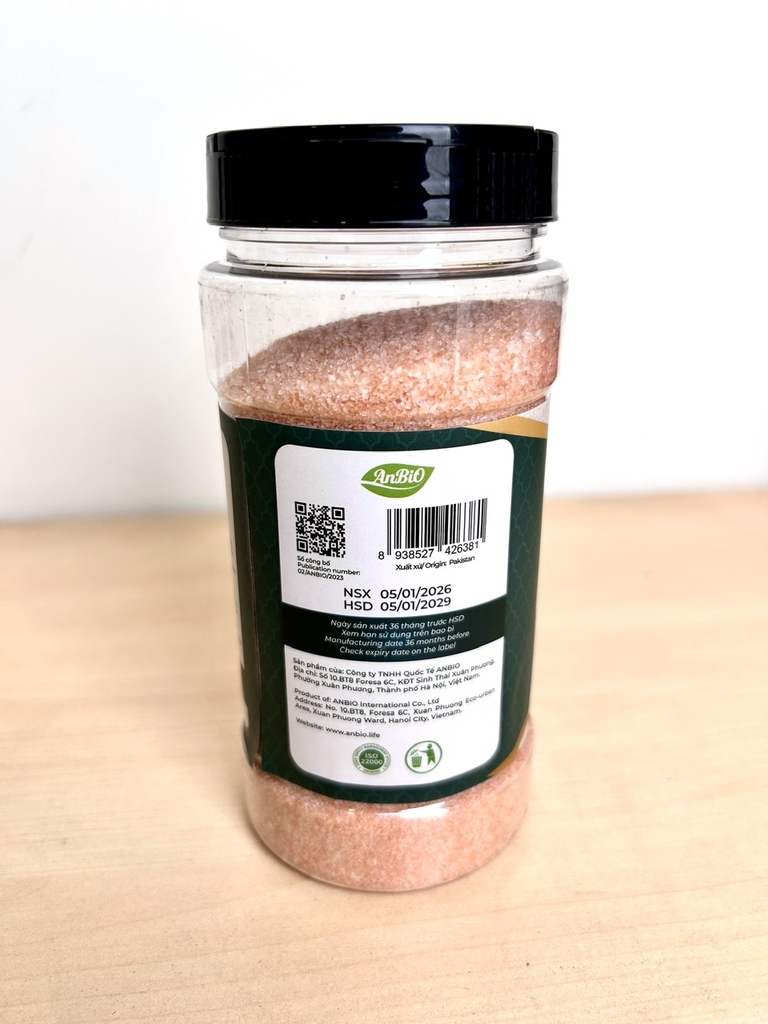 Anbio Muối hồng Himalaya 500g
