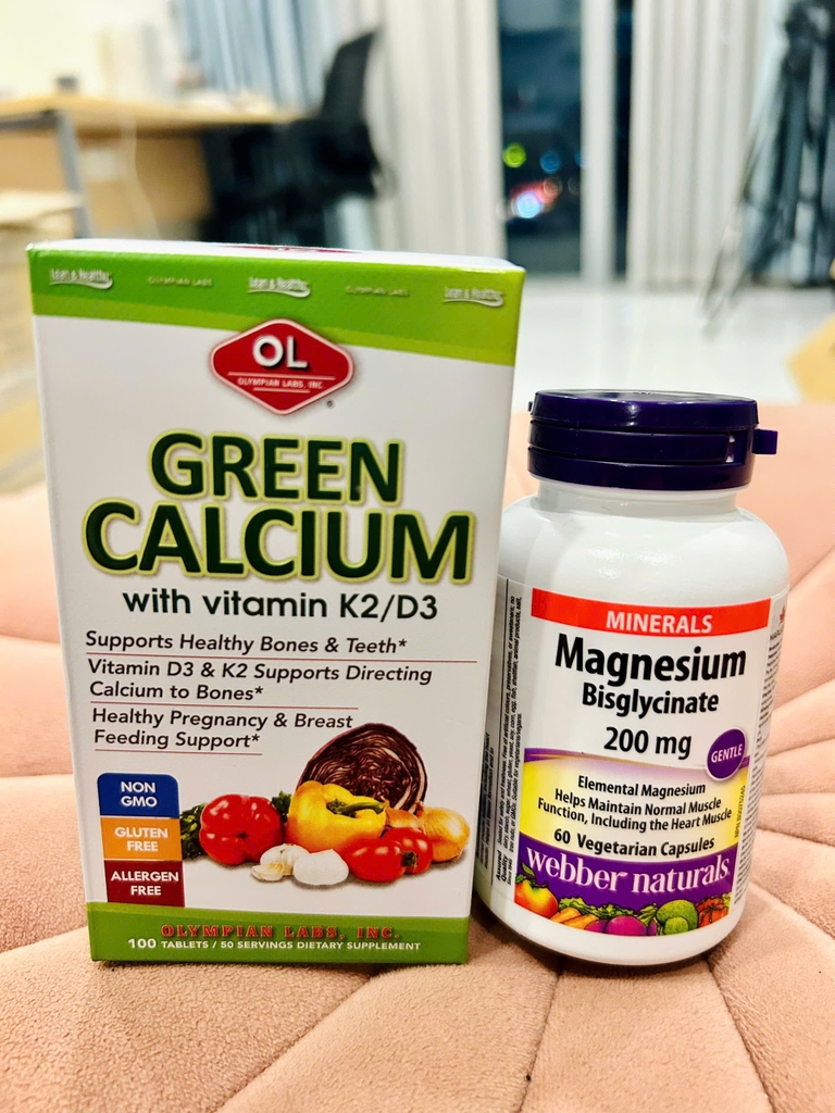 [COMBO] Green Calcium 100V + Magie Bisglycinate 60V