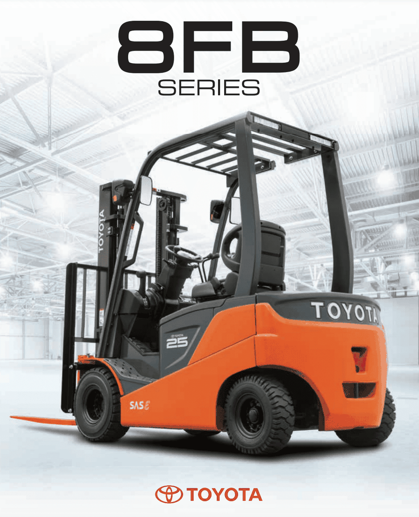 Xe nâng điện Toyota 8FBN15 series 8