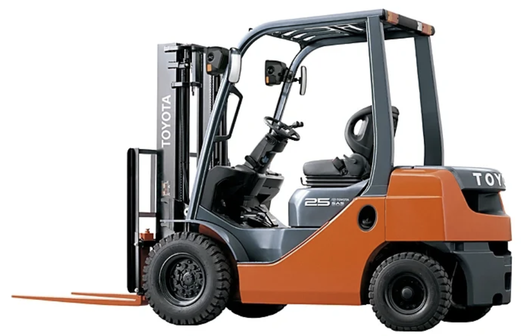 Kiểu dáng xe nâng động cơ Toyota 